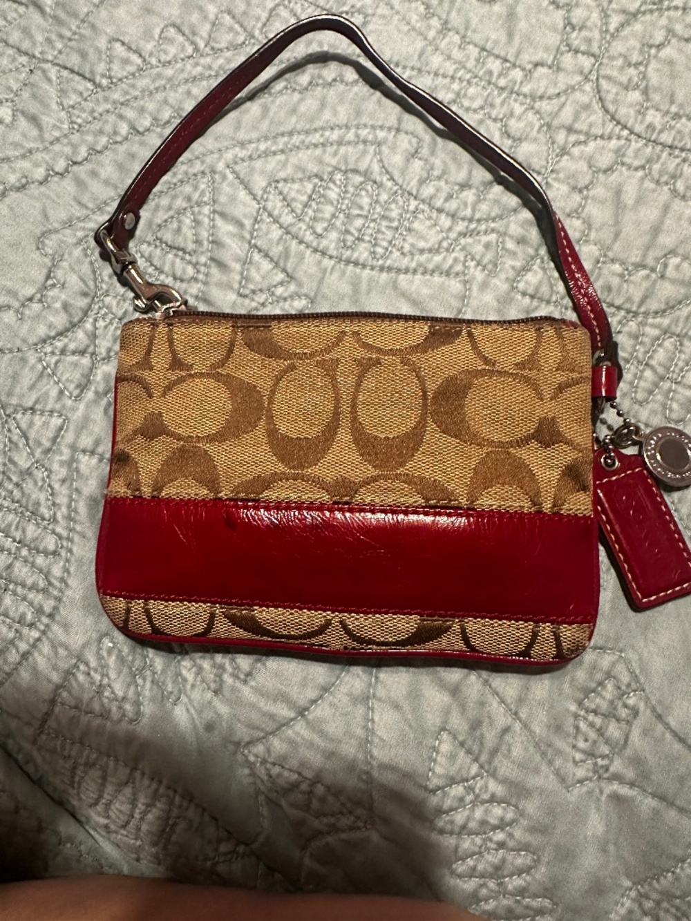 Vintage Coach Wristlet